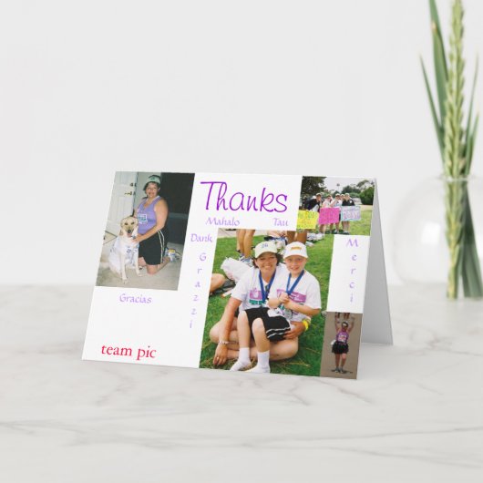 Bedankt in om het even welke taal (Voorkant)