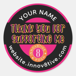 Bedankt Innov8tive + Posh label