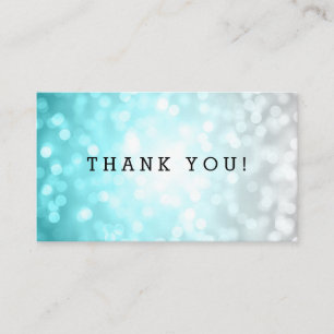 Bedankt Insert Beach Ombre Glitter Lights Informatiekaartje