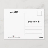 Bedankt, jarige briefkaart (Achterkant)