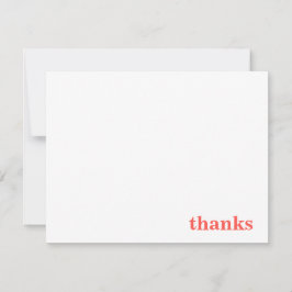 Bedankt Je bent het beste in koraal