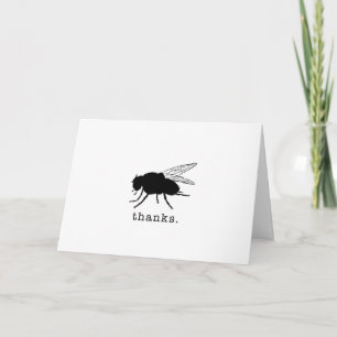Bedankt. Je bent zo vliegend. Bedankt Card Kaart