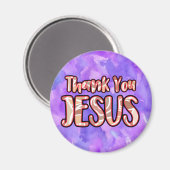 Bedankt Jezus Magneet (Voorkant / Achterkant)