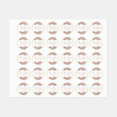 Bedankt jij, je geluk is onze geluksklas labels (Vel)