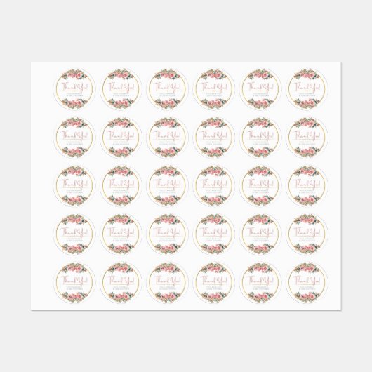 Bedankt jij, je geluk is onze geluksklas labels (Vel)