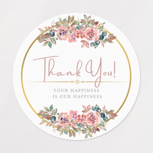 Bedankt jij, je geluk is onze geluksklas labels (Design 2)