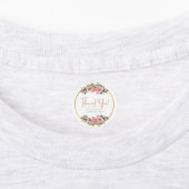 Bedankt jij, je geluk is onze geluksklas labels (Aangebracht)