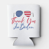 Bedankt Joe Biden Herdenkingsdemocraat Blikjeskoeler (Achterkant)