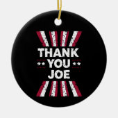 Bedankt Joe President Biden Keramisch Ornament (Voorkant)