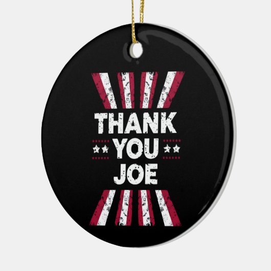 Bedankt Joe President Biden Keramisch Ornament (Links)