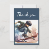 Bedankt jongens skateboarden (Voorkant)