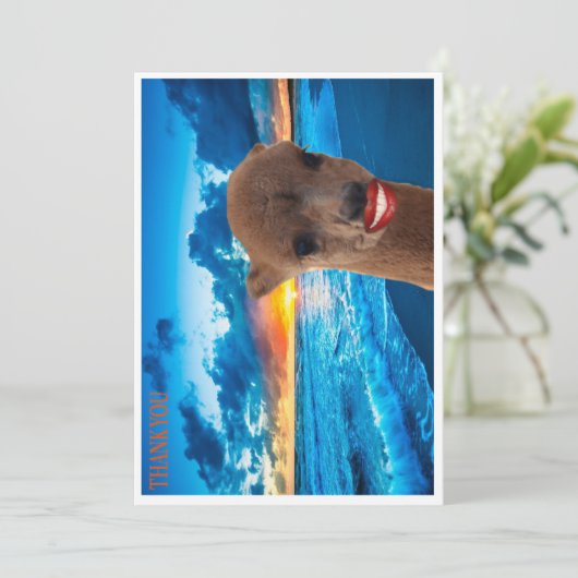 bedankt kaart (Staand voorkant)