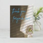 bedankt kaart (Staand voorkant)