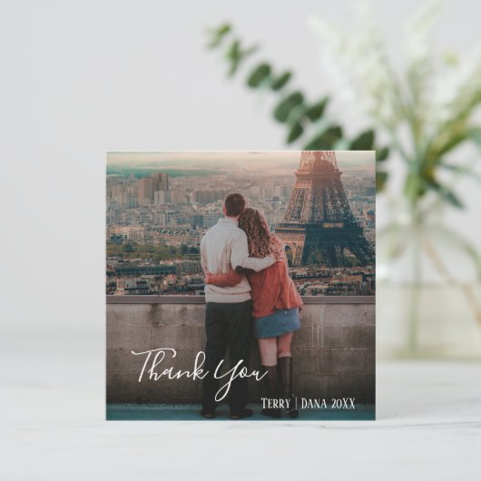 Bedankt Kaart (Staand voorkant)