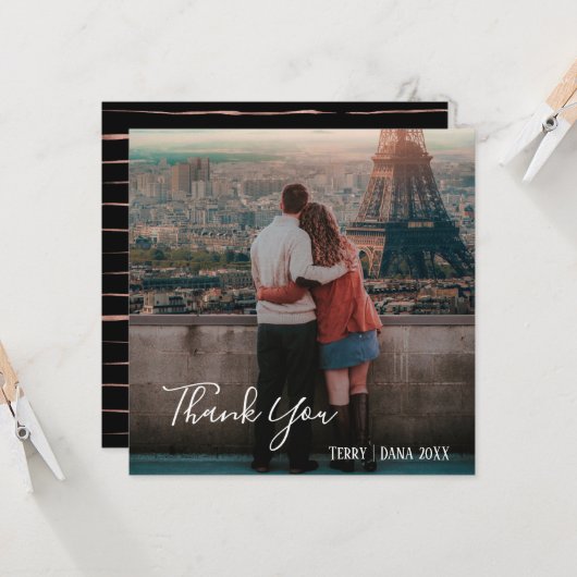 Bedankt Kaart (Voorkant / Achterkant in situ)