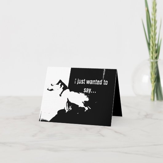 bedankt kaart (Voorkant)