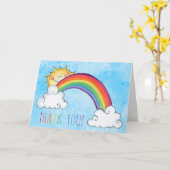 Bedankt Kaart (Gele Bloem)