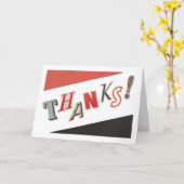 BEDANKT! KAART (Gele Bloem)