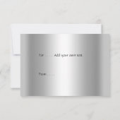 Bedankt kaart en zilver hart (Achterkant)