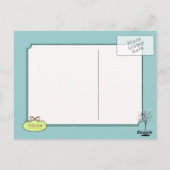 Bedankt kaart ~ esdoorn boom, DIY achtergrond kleu (Achterkant)