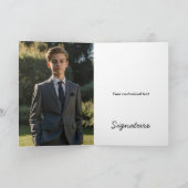 Bedankt kaart - Gevouwen (Binnen)