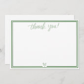 Bedankt kaart (Hunter Green)