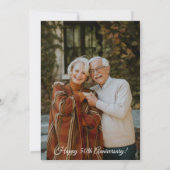 Bedankt kaart in 3d Gold Text Design (Achterkant)