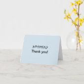 Bedankt kaart in het Amhaars (Gele Bloem)