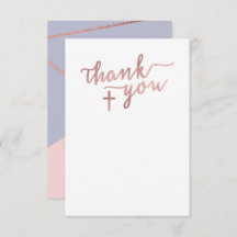 Bedankt Kaart, Roos Gold Cross