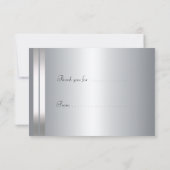 Bedankt kaart Silver (Achterkant)