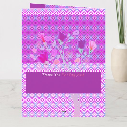 Bedankt kaart van ons allemaal (Achterkant)