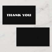 bedankt kaart visitekaartje (Voorkant / Achterkant)