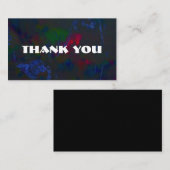 bedankt kaart visitekaartje (Voorkant / Achterkant)