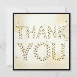 Bedankt kaart voor Bee Bug Boy Baby Shower