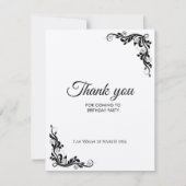 Bedankt kaart voor de verjaardag (Voorkant)