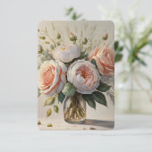 Bedankt kaart voor de vriendelijke steun (Staand voorkant)