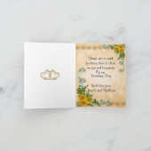 Bedankt Kaart voor het afbeelding (Binnen)