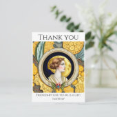 Bedankt kaart voor vrienden (Staand voorkant)