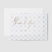 Bedankt Kaarten Elegant Script Vellum Kaart (Offset (Uitnodiging))