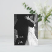 Bedankt kaarten voor de bruiloft (Staand voorkant)