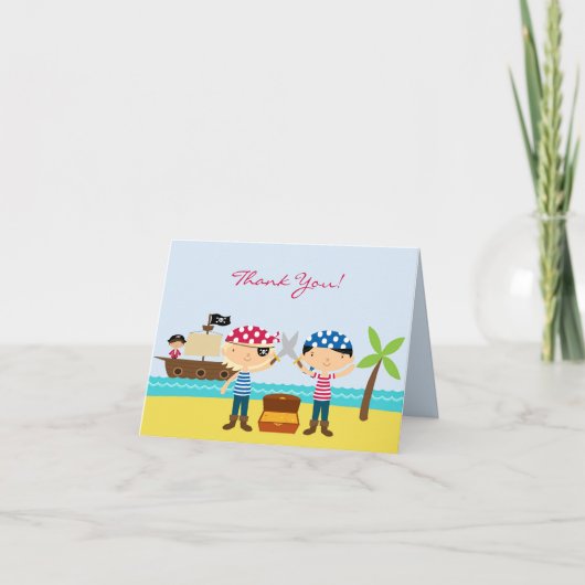 Bedankt Kinderen Verjaardagskaart (Voorkant)