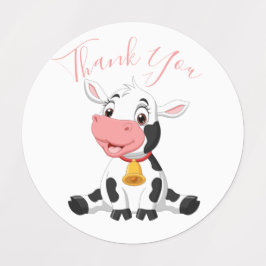 Bedankt Koe Verjaardag Labels