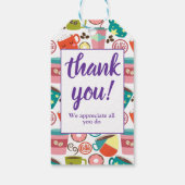 Bedankt Koffie Bedankt Cadeaulabel (Achterkant)