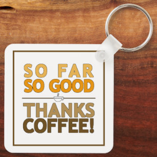Bedankt Koffie Sleutelhanger