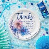 💍Bedankt Korenbloemen en Lavendel Papieren Bordje (Feest)