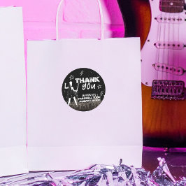 Bedankt Laatste tour Punk Rock Bachelorette Ronde Sticker