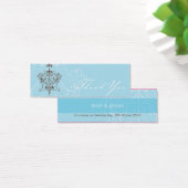 BEDANKT LABEL:: kroonluchter Mini Visitekaartjes (Bureau)