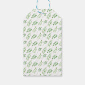 Bedankt Label Leaves Favor Gold Vrijgezellenfeest Cadeaulabel (Achterkant)