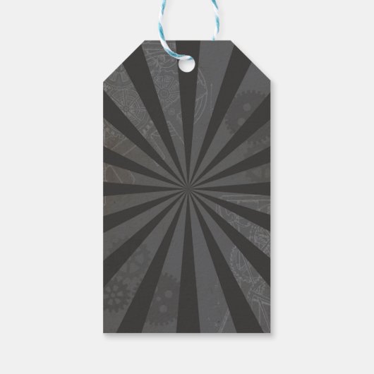 Bedankt Labels Wedding Steampunk Wedding Hearts Cadeaulabel (Achterkant)