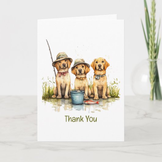 Bedankt Labrador Retriever Dogs Gevist (Voorkant)